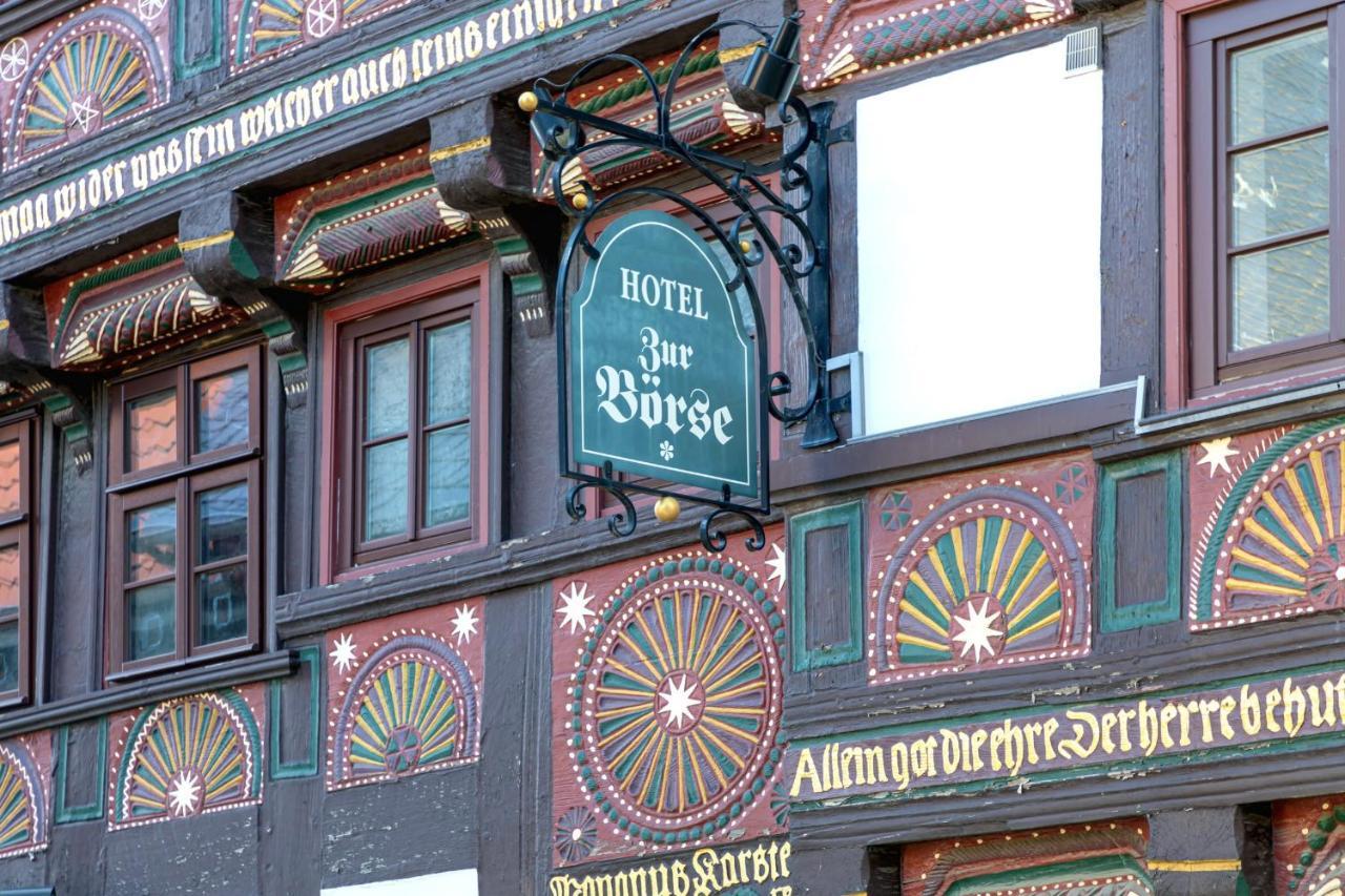 Altstadthotel Zur Boerse Goslar Bagian luar foto